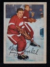 1953-54 Parkhurst Marty Pavelich #44 n1u