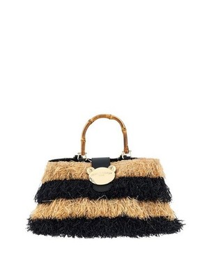 RUE MADAM PARIS 1555 DAMEN TASCHE SCHULTERTASCHE BEIGE/SCHWARZ P/E 2026