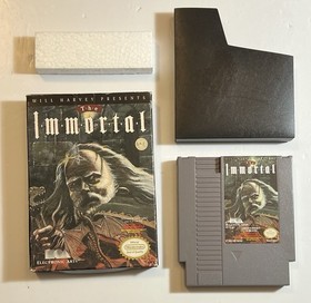 THE IMMORTAL (Nintendo Entertainment System, NES) Cartridge & Box