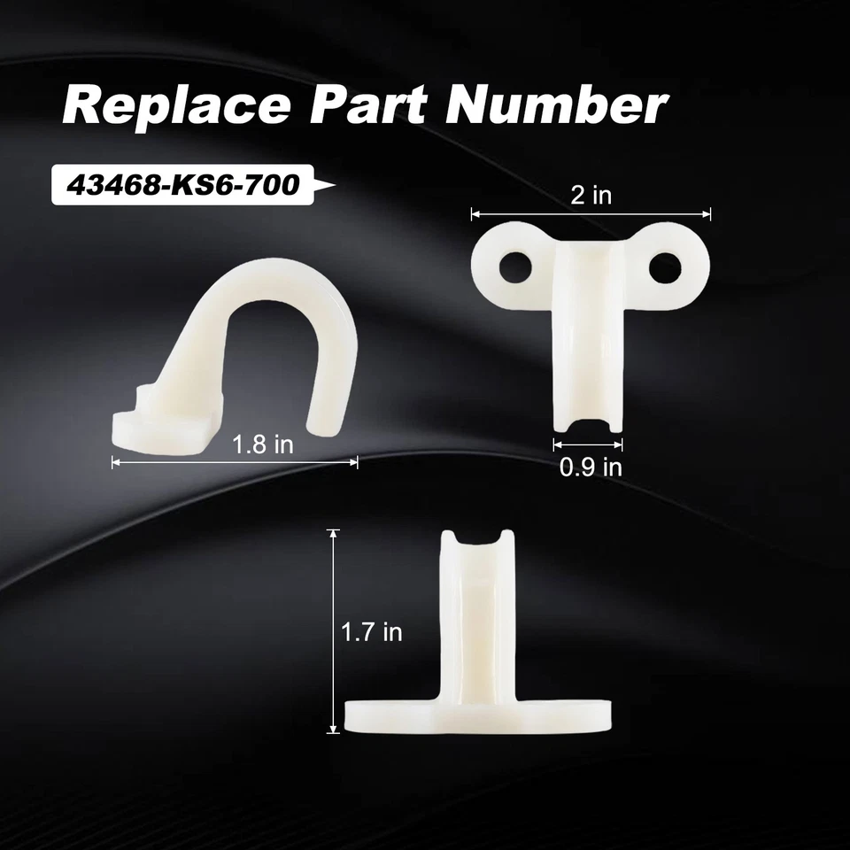 Guía de manguera de freno trasera 1 pieza para Honda XR650R 2000-2007 Honda CR250R 1988-2001 Foto 3 de 4