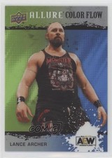2022 Upper Deck Allure AEW Color Flow Green Blue 115/299 Lance Archer #R-49 02l5