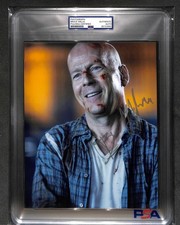 Signed Bruce Willis Photo Die Hard 8x10 John McClane 