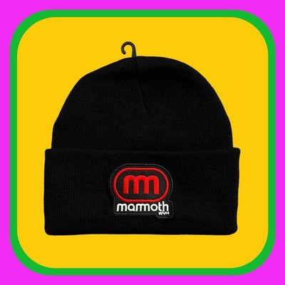 MAMMOTH WOLFGANG VAN HALEN PATCHED REGULAR BEANIE HAT BLACK 
