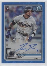 2020 Bowman Chrome Rookie Blue Refractor /150 Isan Diaz #CRA-ID Auto RC 08jk