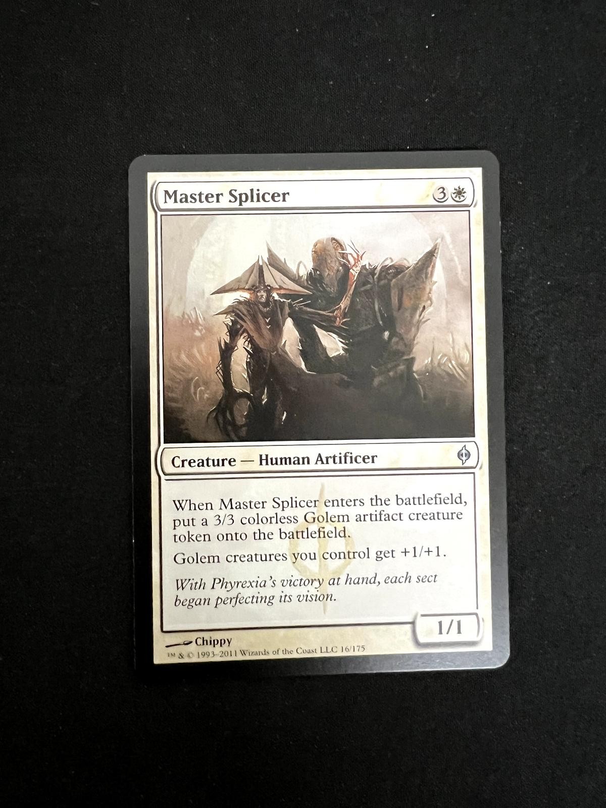 Master Splicer 16 UC New Phyrexia Magic: The Gathering LP