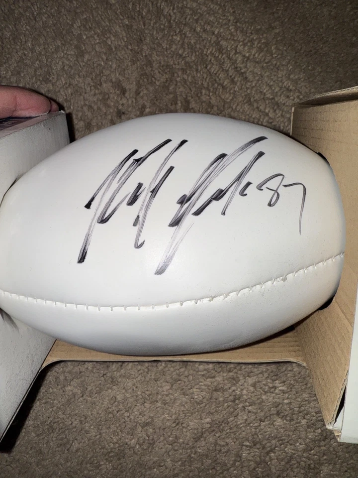 МИНИ-ФУТБОЛ NFL С АВТОГРАФОМ РОБА ГРОНКОВСКИ - Изображение 4 из 4