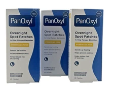 PanOxyl PM Overnight Spot Patches - 40 Clear Patches (3 Pack) - 120pcs