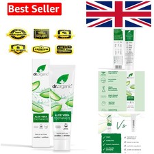 Dr Organic Whitening Toothpaste with Aloe Vera - Natural & Cruelty-Free, 100ml