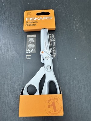Fiskars Amplify Thick Materials Scissors 8 Inch NEW