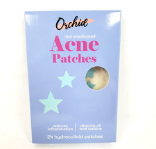 Orchid Acne Patches Pimple Blue Stars Hydrocolloid Patches 24 Pack