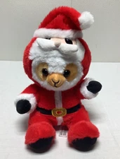 Peek-A-Boo Toys Disguisimals Santa Llama  Stuffed Animal Plush Toy 10" sitting