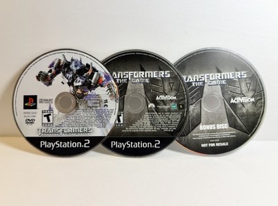 Transformers Revenge & Transformers The Game + Bonus Disc - PS2 Lot - Tested