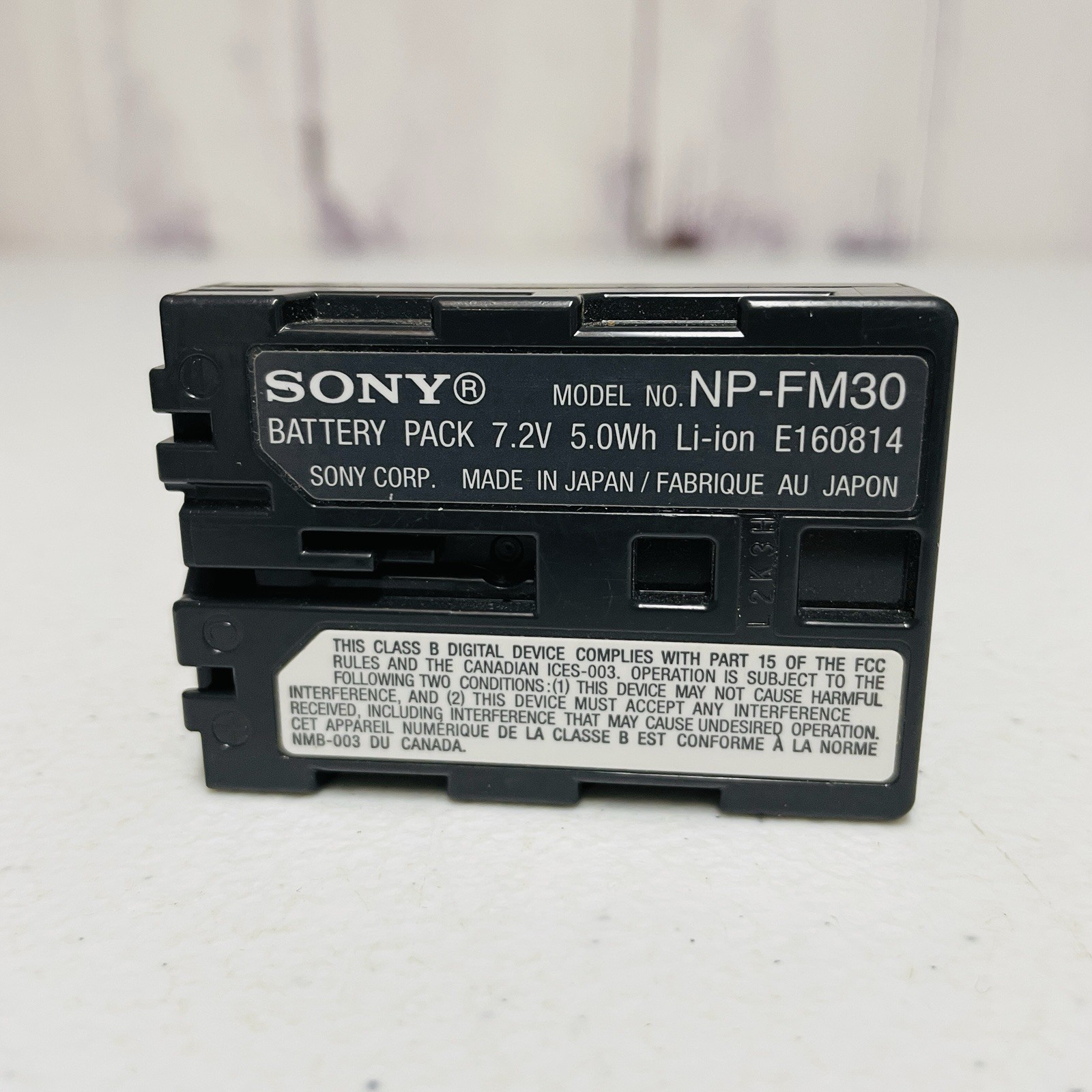 Sony NP-FM30 Battery Genuine OEM InfoLithium for Sony Handycam