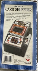 Cardinal 2 Deck Automatic Card Shuffler Machine - Black