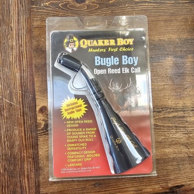 VINTAGE QUAKER BOY Open Reed Elk Call Bugle Boy NOS Made In USA Hunters 1st 