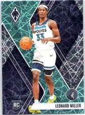 2023-24 Panini Phoenix #259 Leonard Miller Phoenix Teal Lazer