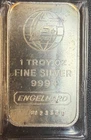 Engelhard 1 Troy oz 0.999 Fine Silver Bar Vintage, Serialized FI 23529