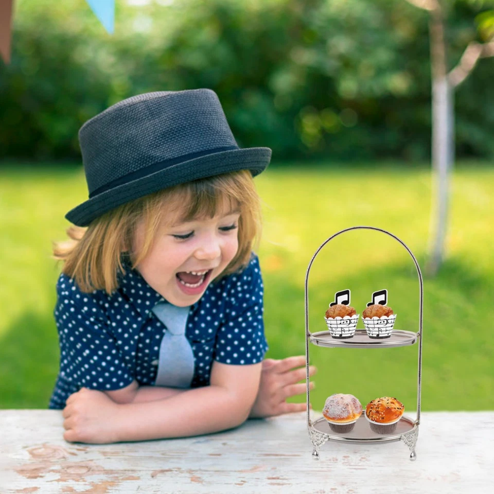 Cake Stand for Dessert Table Serving Tray Cupcakes Tabletop Stands