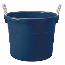 Homz 0402Grrb.08 Storage Tub Storage Tub, 18 Gal, Navy, Polypropylene