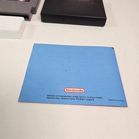 Official Nintendo Nes Kirby's Adventure UK PAL Manual Sleeve Foam Box Protector 