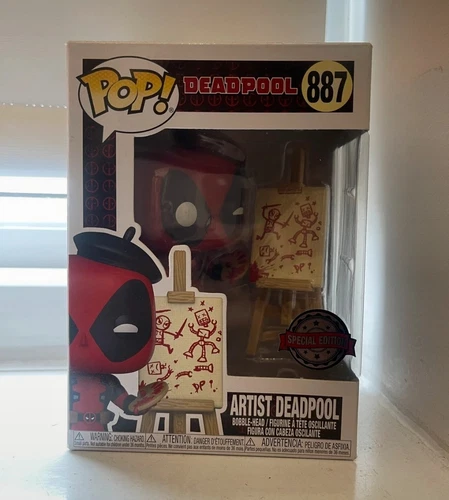 Funko Pop! 30 Years Of Deadpool - Artist Deadpool Special Edition - #887