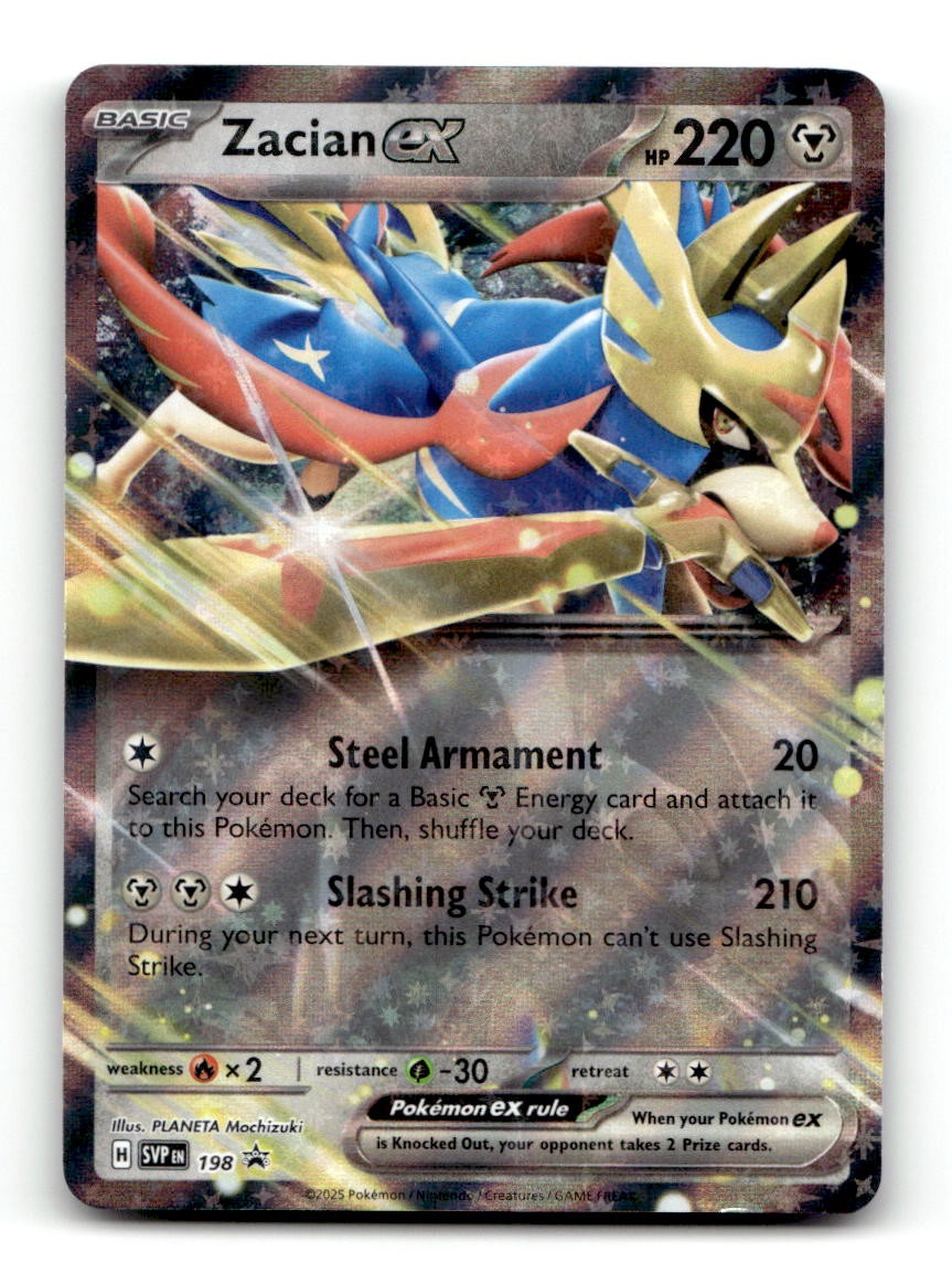 Zacian ex 198Holofoil - Near Mint