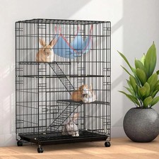I.Pet Rabbit Cage 100cm Hutch 3 Level Indoor Guinea Pig Ferret for Sale
