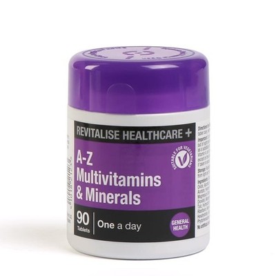 Veganes Multivitamin & Mineralstoffe - Männer & Frauen - 90 Tabletten (3 Monatsvorrat)