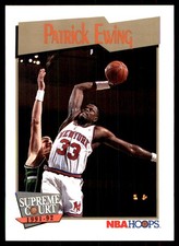 Patrick Ewing 1991-92 Hoops #483 Knicks NBA READ FREE SHIPPING AutographDen