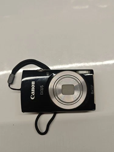 Canon IXUS 185 Compact Digital Camera Black 20MP Tested Working Excellent Boxed