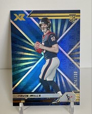 2021 Xr Davis Mills Rookie Blue 074/199! No.150 Texans!!!!