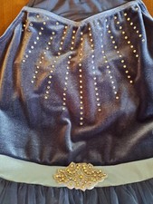 Ballet Recital Dress, Size XLC, Blue