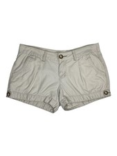 Vintage Y2K UnionBay Khaki Pleated 100 Cotton Shorts Mid Rise Size 13