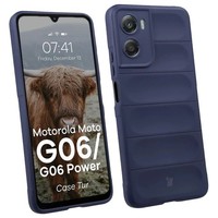 HandyhüLle FüR Motorola Moto G06 4G / G06 Power 4G Bizon Case Cover Dunkelblau