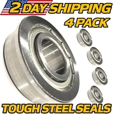 (4 Pack) Front Wheel Bearing fits Hustler 039677 SUPER DUTY UPGRADE 13x6.5