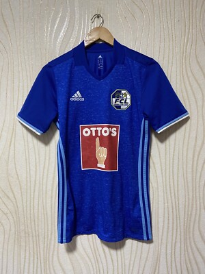 LUZERN 2017 2018 HOME FOOTBALL SHIRT SOCCER JERSEY ADIDAS AY1761 sz S MEN SCHULZ