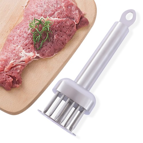Tenditore per Carne in Acciaio Inox con 24 Aghi Aroma Marinata Iniettore di Carne - Foto 19 di 19