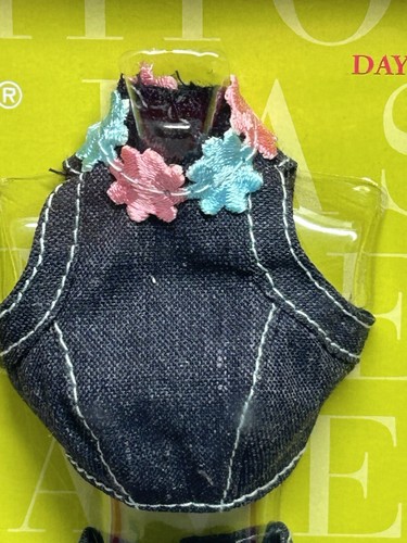 Vintage 90s Barbie Fashion Avenue Day at The Mall Doll Outfit Denim Blues Set - Picture 3 of 19