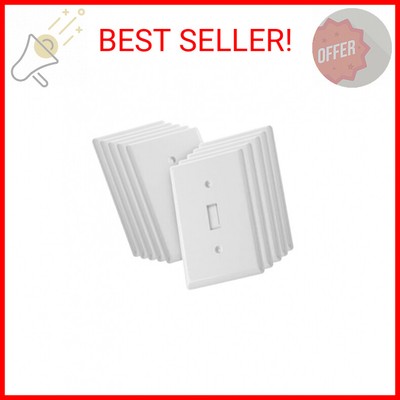Bates- Light Switch Cover, Switch Plate Covers, Pack of 10, Single Light Switch 