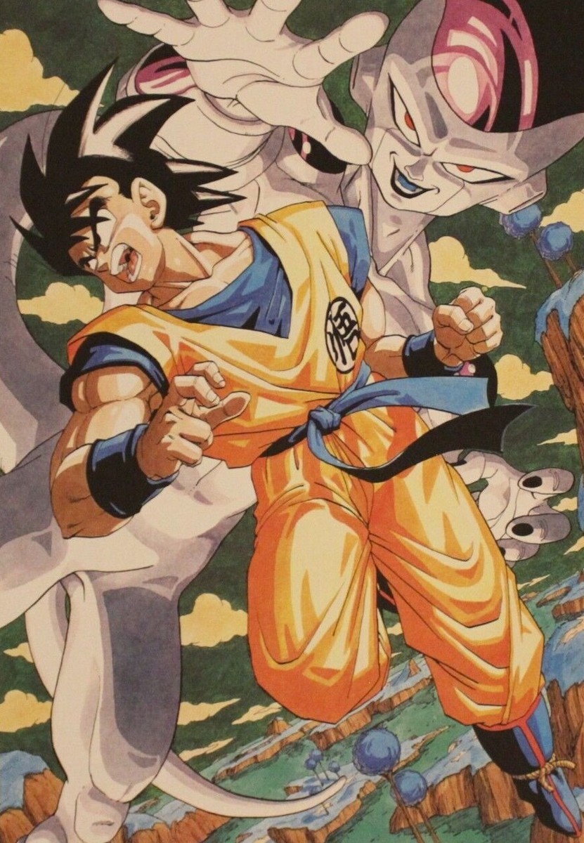 1996 Dragon Ball DOUBLE-SIDED MINIPOSTER 2 Posters in 1 (10