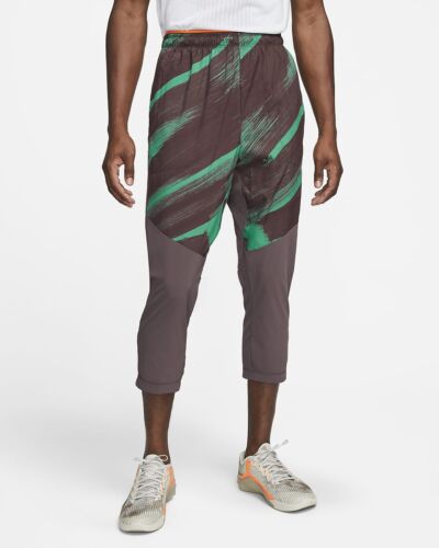 Nuevos Pantalones de Entrenamiento Nike Dri-FIT Sport Clash Tejidos para Hombre DD1720 Marrón/Naranja LG - Imagen 1 de 10