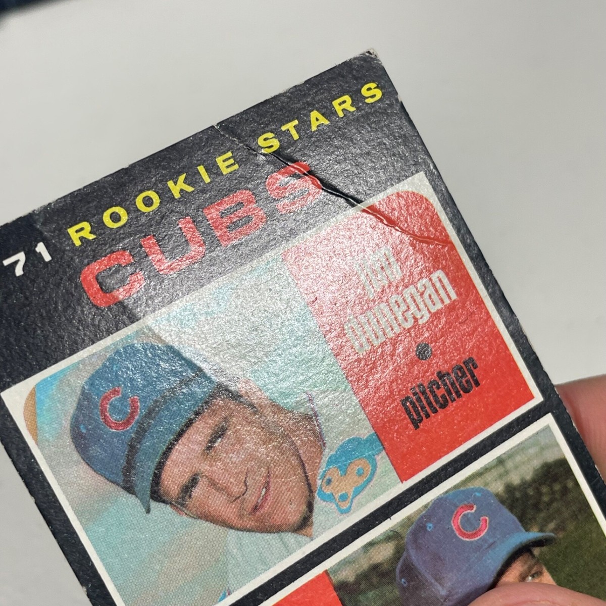 金粉のドレイク(おまけ付) 1971 Topps JIM DUNEGAN / ROE SKIDMORE #121 RC Rookie Card