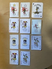Vintage Single Swap Jokers Playing Cards  Lot of 11