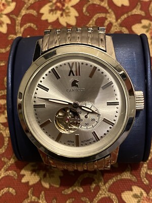 CARUCCI Luxury Automatic Chronograph Glass Front & Back - Japan