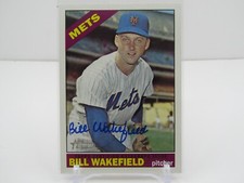 BILL WAKEFIELD 2015 TOPPS HERITAGE REAL ONE AUTOGRAPH AUTO- METS!!