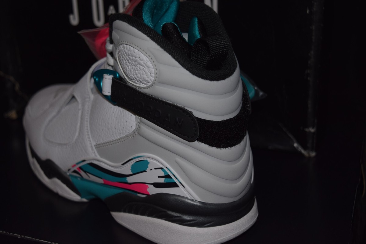 Air Jordan 8 South Beach Turbo Green Miami Mens Basketball  display picture 2