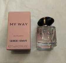 NIB GIORGIO ARMANI MY WAY EAU DE PARFUM SPLASH MINI TRAVEL SIZE .23 FL OZ 7 ML