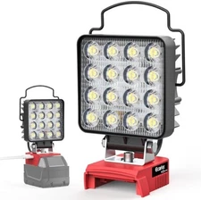 LED Work Light for Milwaukee m18 Battery,Ecarke 48W 2900LM