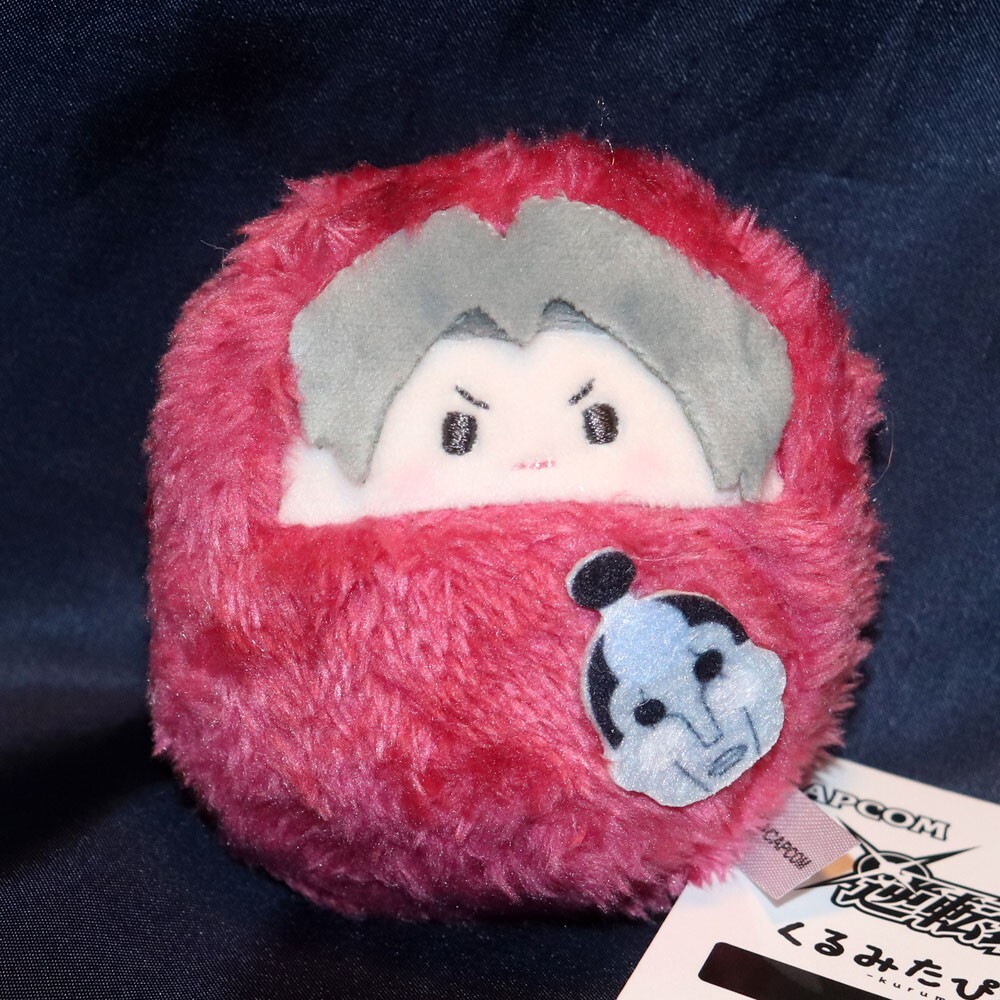 CAPCOM Kurumitapi Plush Toy Miles Edgeworth Ace Attorney Keychain