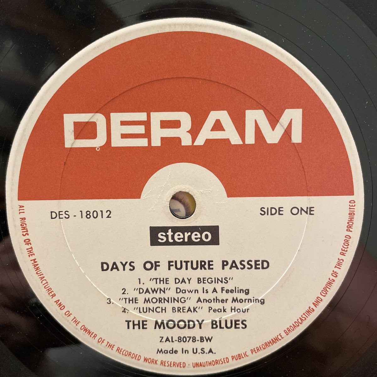 【R&B】Emerge Days of futures past Moody Blues-Days of Future Passed-Deram 820 006-VTG 1980s CD Of